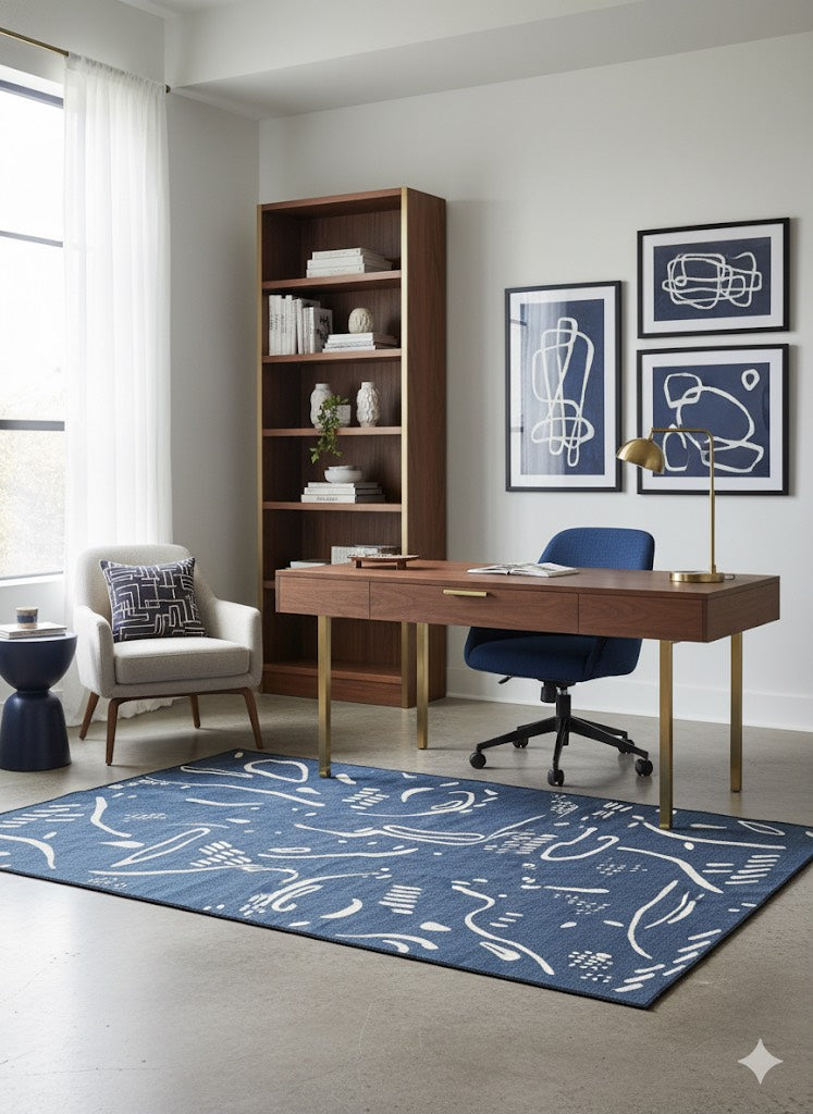 6' x 9' Washable Area Rug