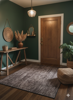 5'x5' Square Area Rug