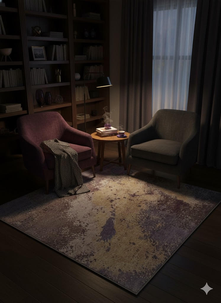 6' x 6' Square Area Rug