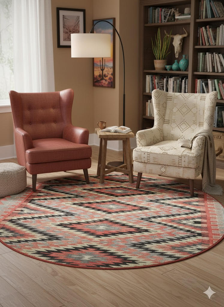 6' Round Area Rug