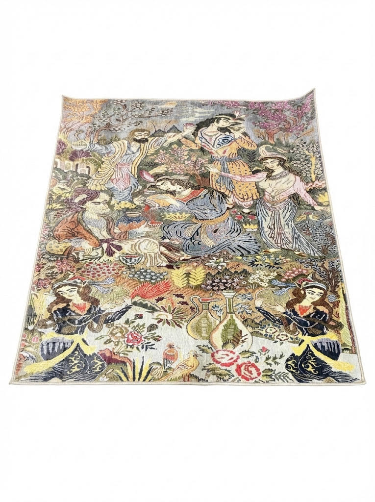 5' x 5' Square Area Rug