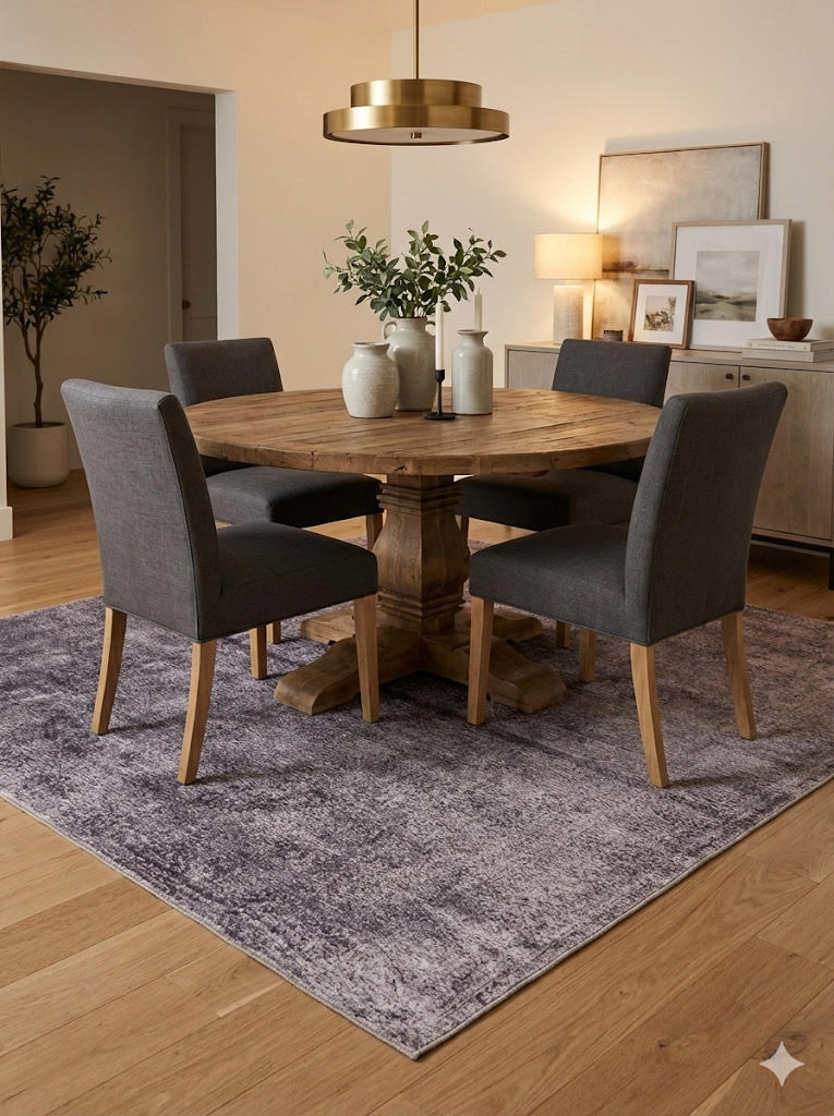 7' x 7' Square Area Rug