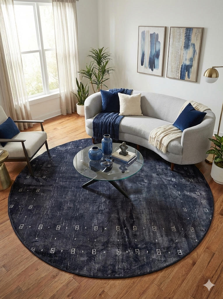 8' Round Area Rug