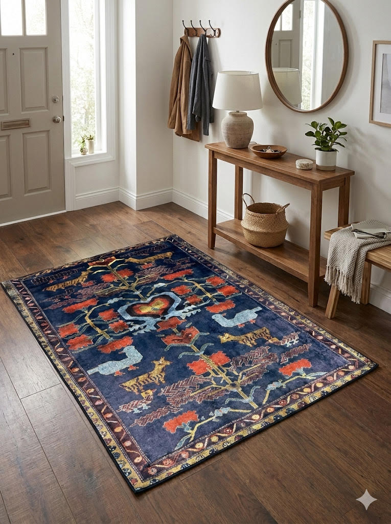 5' x 5' Square Area Rug