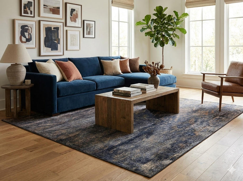 7' x 7' Square Area Rug