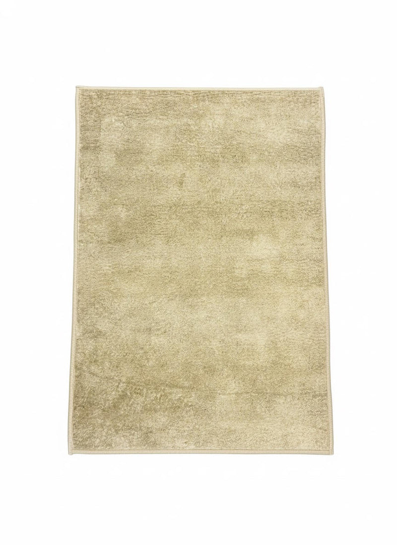 2' x 3' Rectangular Beige Ivory Light Taupe Solid Modern Area Rug