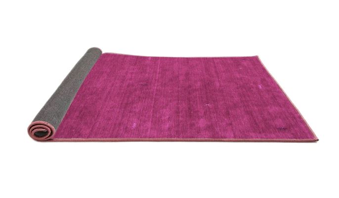 5' x 7' Rectangular Magenta Pink Soft Purple / Lavender Solid Modern Area Rug