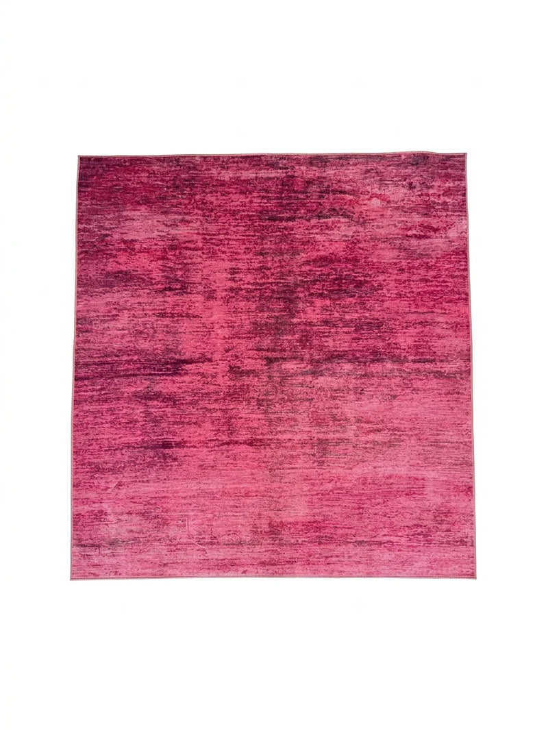 7' x 7' Square Pink Magenta Abstract Modern Area Rug