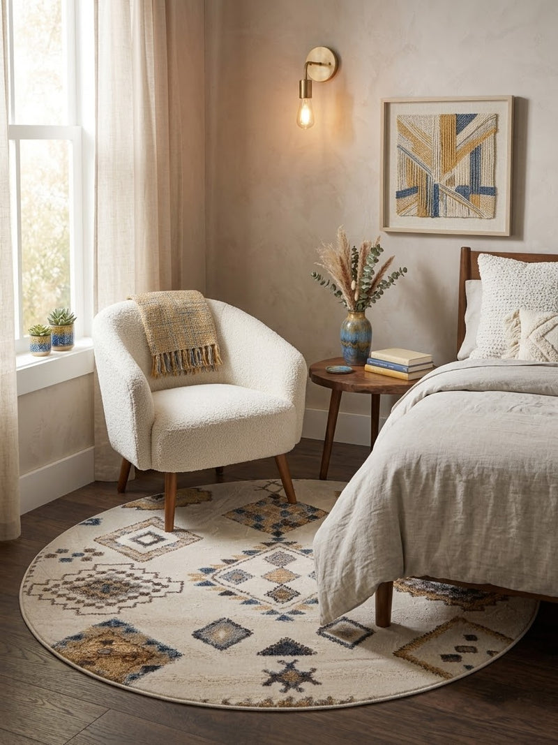 6' Round Area Rug