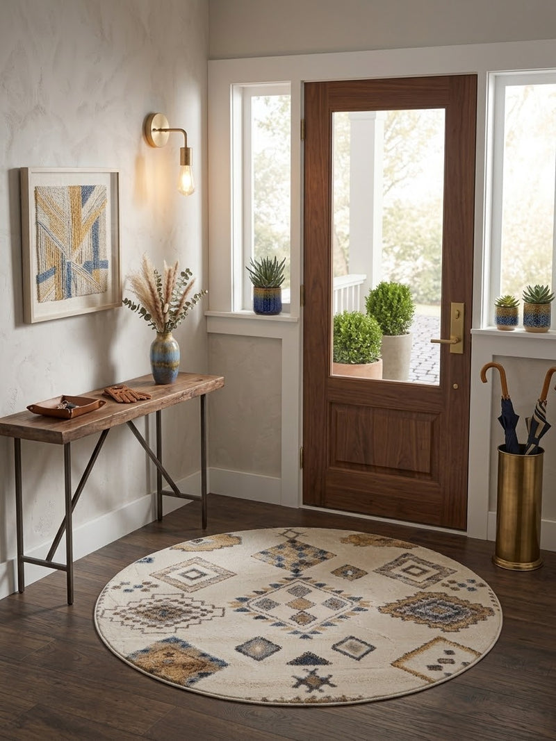 6' Round Area Rug