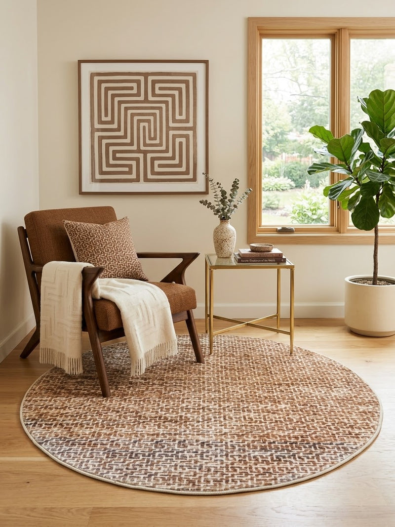 4' Round Area Rug