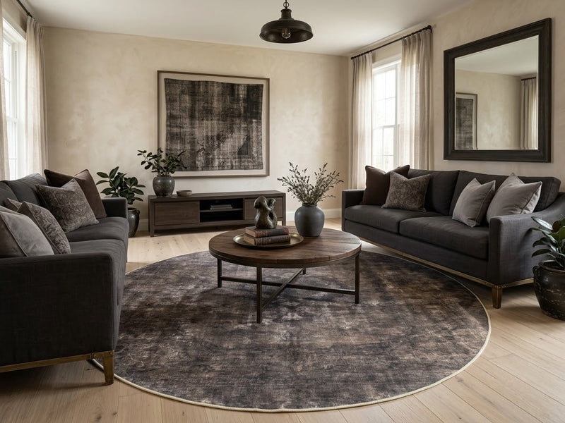 8' Round Area Rug