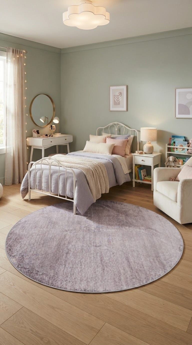 7' Round Area Rug