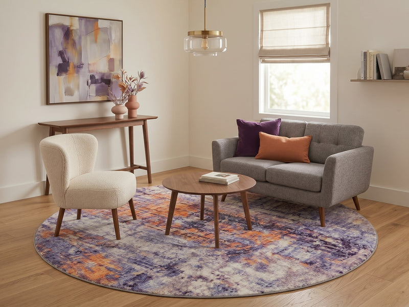 7' Round Area Rug