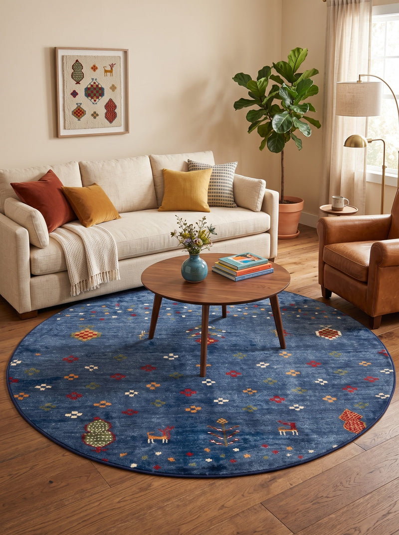 7' Round Area Rug