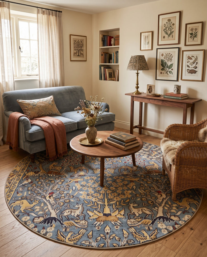 7' Round Area Rug