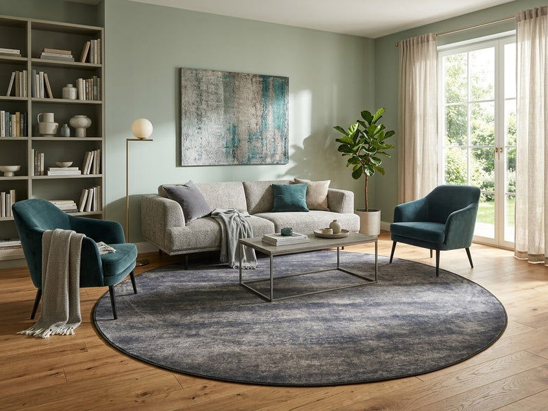 7' Round Area Rug