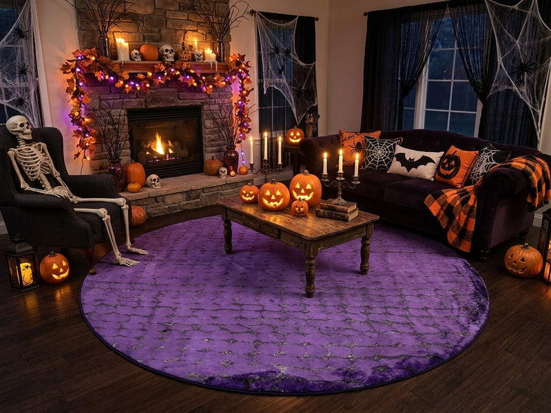 8' Round Area Rug