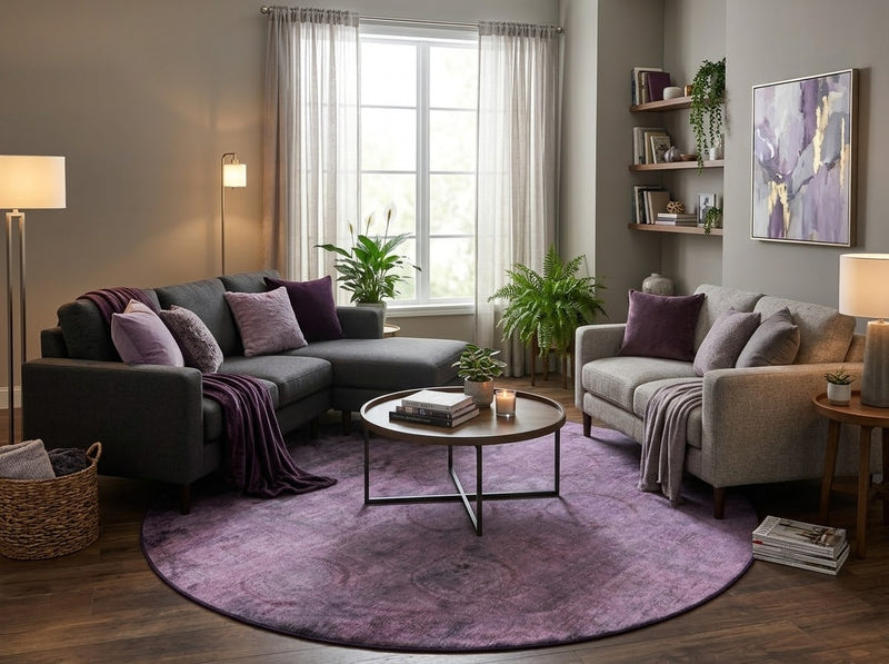 8' Round Area Rug