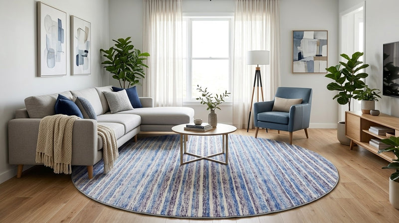 8' Round Area Rug