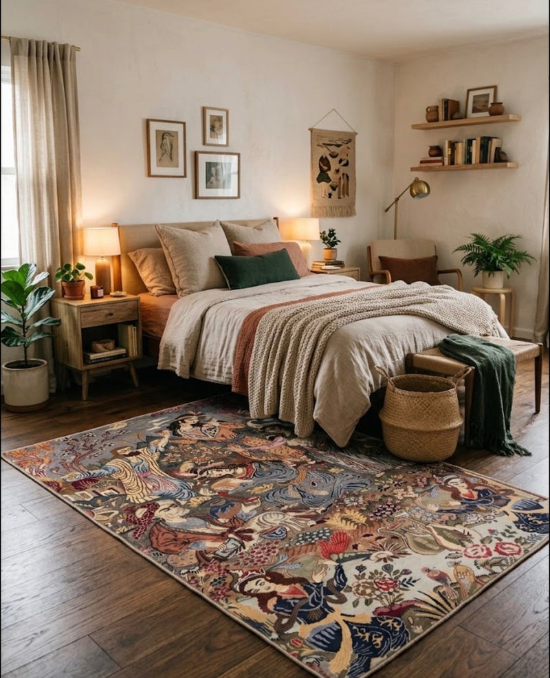 7' x 7' Square Area Rug