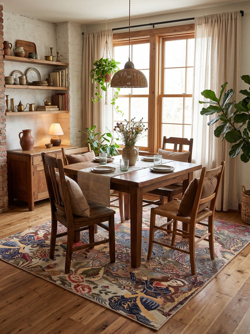7' x 7' Square Area Rug