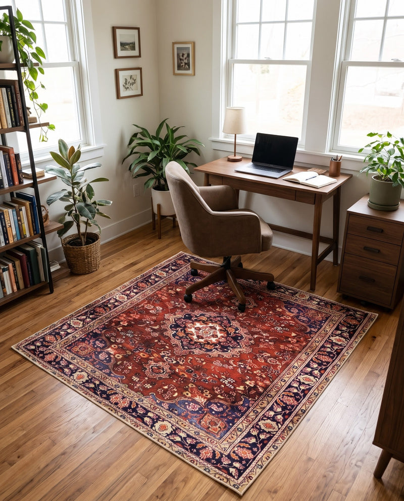 5' x 5' Square Area Rug