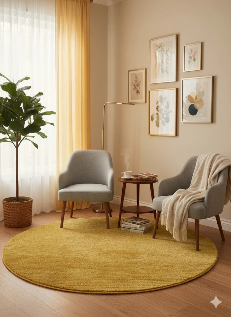 6ft Round Area Rug