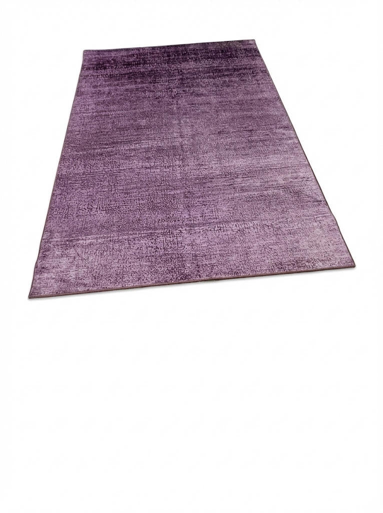8' x 12' Purple Super-Soft ModernStain-Resistant Area Rug