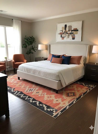 8' x 12' Contemporary Sand Brown Oriental Rug