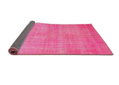 7' x 9' Contemporary Deep Pink Modern Area Rug