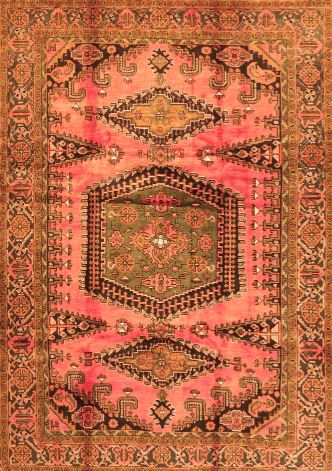 2' x 5 ' Runner Rug Persian Orange Traditional Rug