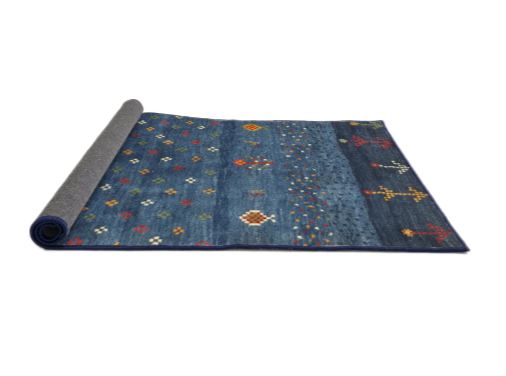 2' x 5' Runner Rug Contemporary Dark Blue Grey Blue Modern Area Rug
