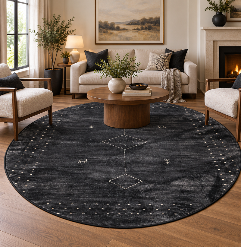 8' Round Area Rug