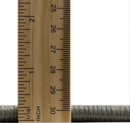 2' x 3' Traditional Pale Silver Gray Persian Runner Accent Rug