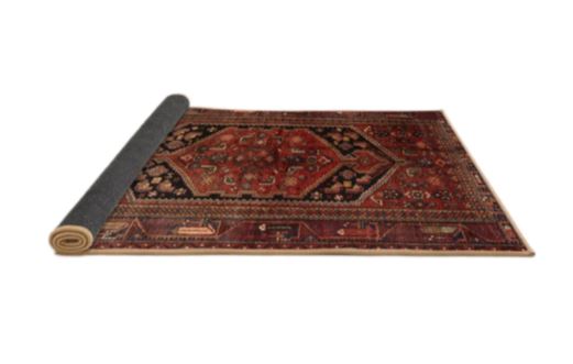 Size 2x5 Runner Saffron Red Traditional Persian Rug