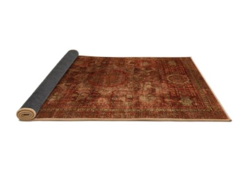 2' x 5' Red Abstract Oriental Area Rug
