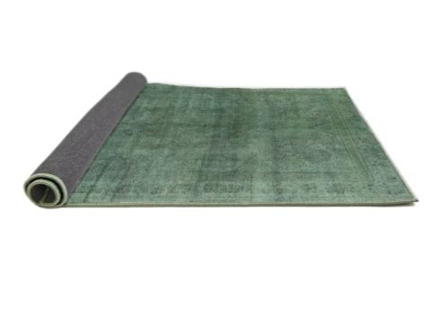 4' x 6' Pine Green Mid-Century Modern Oriental Rug