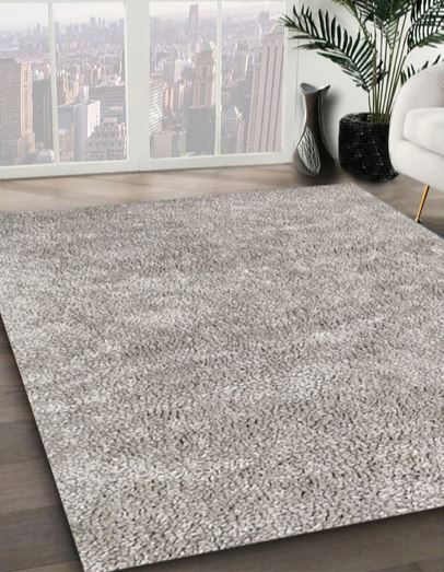 4' x 6' Silver Gray Contemporary Pale Modern Area Rug