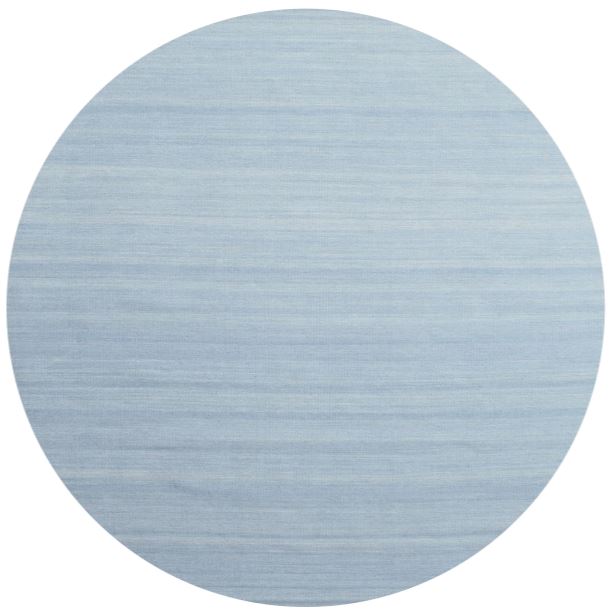 5ft Round Blue Contemporary Jeans Modern Rug