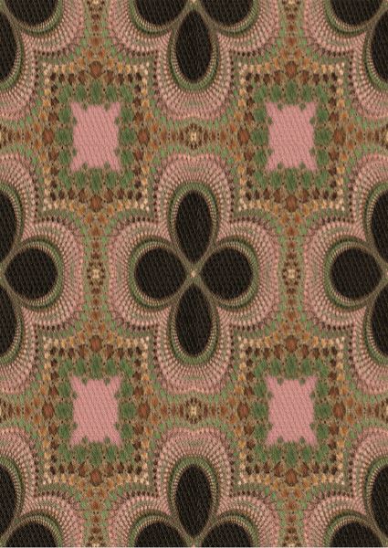 4x6 Bronze Brown Patterned Super Soft Cloud Area Rug