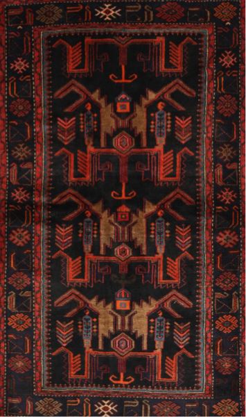 4x6 Brown Animal Traditional Super Soft Cloud Area Rug