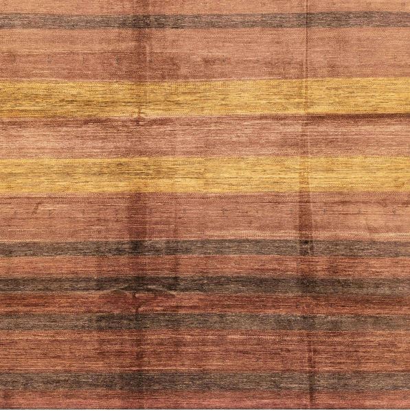 Square 3ft Orange Machine Washable Abstract Rug