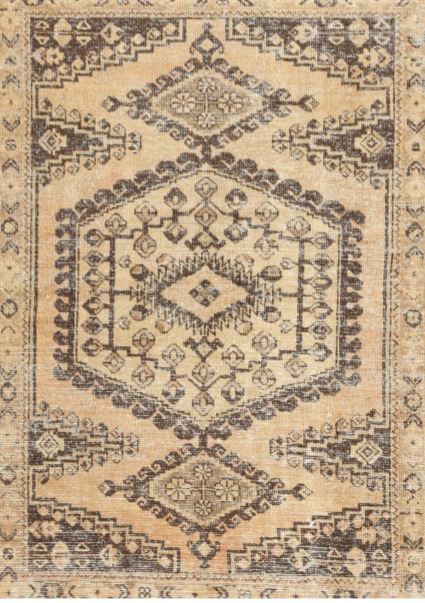 8x12 Dark Gold Brown Traditional Persian Rug