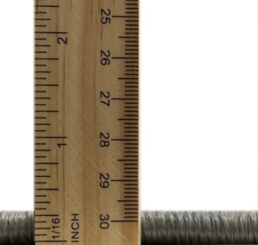 Size 6' x 9' Mid-Century Modern Dark Gray Oriental Area Rug