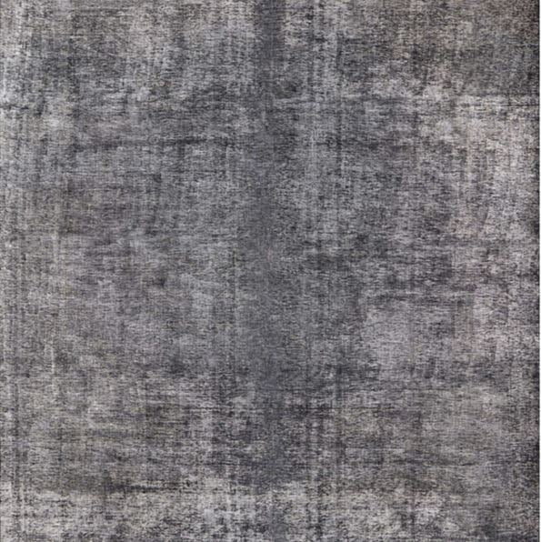 Size 6' x 9' Mid-Century Modern Dark Gray Oriental Area Rug