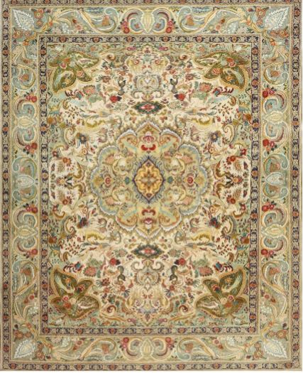 Size 2x3 Runner Light Brown Traditional Persian Rug
