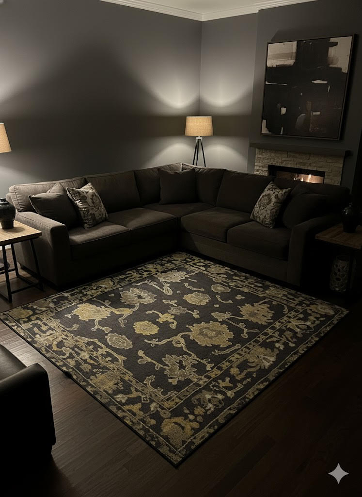 8' x 8' Square Washable Area Rug