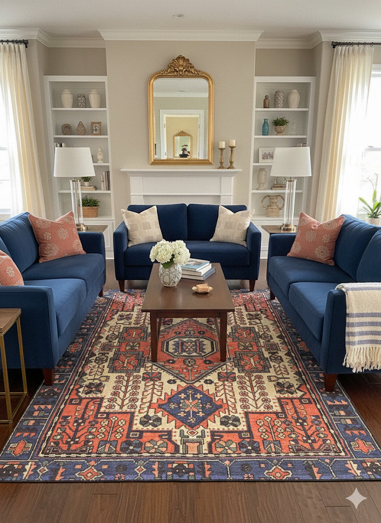 7' x 10' Washable Area Rug