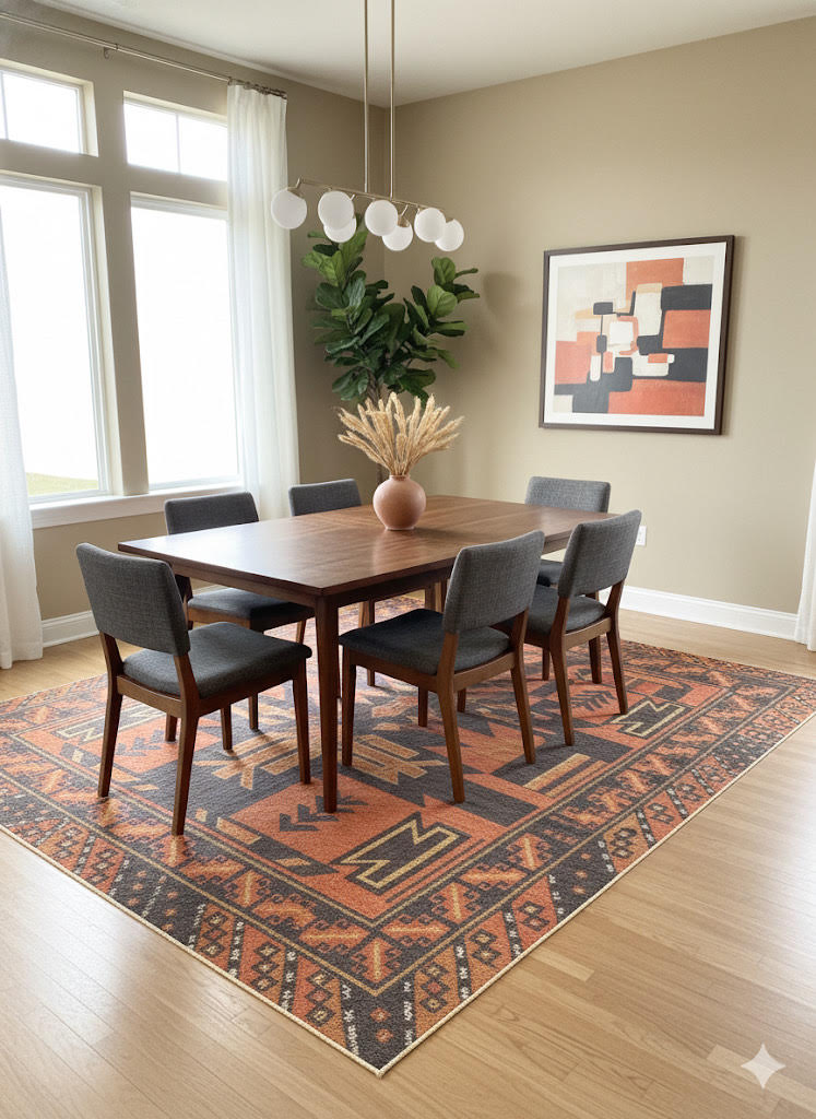 8' x 12 Washable Area Rug